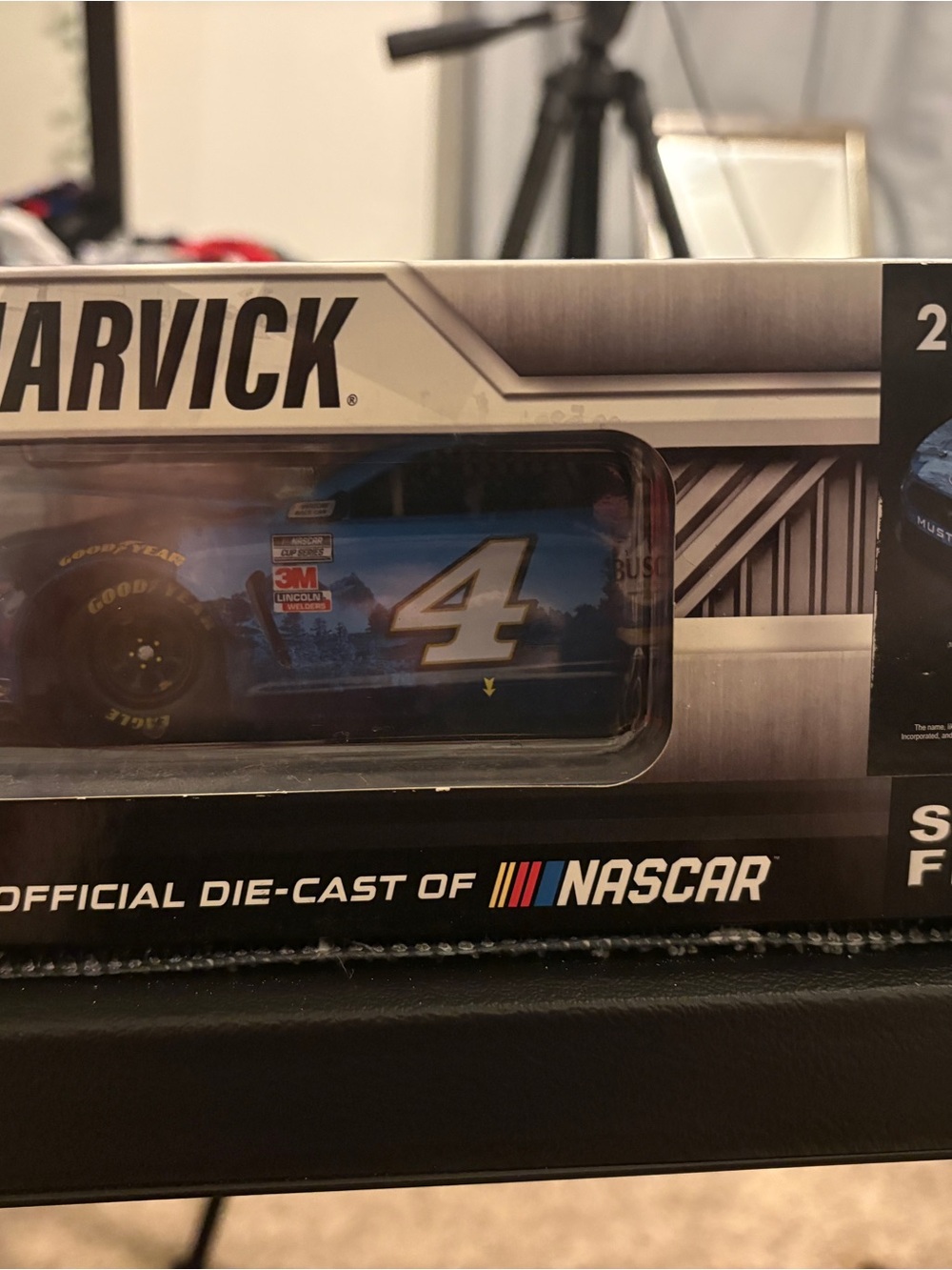 Blue #4 NASCAR Die-Cast Car